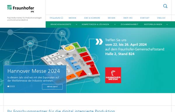 Informationszentrum Benchmarking (IZB) am Fraunhofer IPK