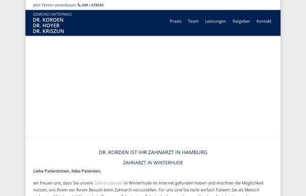 Vorschau von www.zahnarzt-korden.de, Korden, Dr. Friedrich