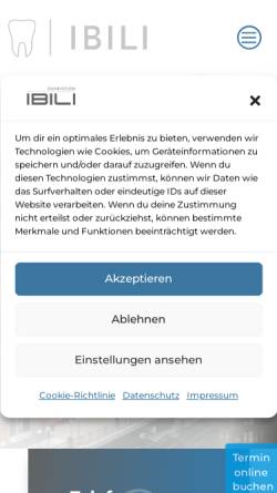 Vorschau der mobilen Webseite www.orcun.de, Gemeinschaftspraxis Dres. Orcun