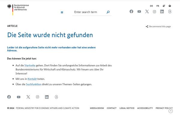 Vorschau von www.bmwi.de, Checkliste: Der Betrieb von Tankstellen - Bundesministerium für Wirtschaft und Technologie