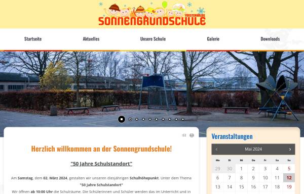 Vorschau von www.sonnengrundschule-fw.de, Sonnengrundschule Fürstenwalde
