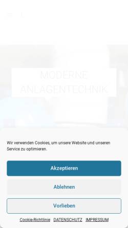 Vorschau der mobilen Webseite www.bitumenwerk.de, Mitteldeutsches Bitumenwerk GmbH