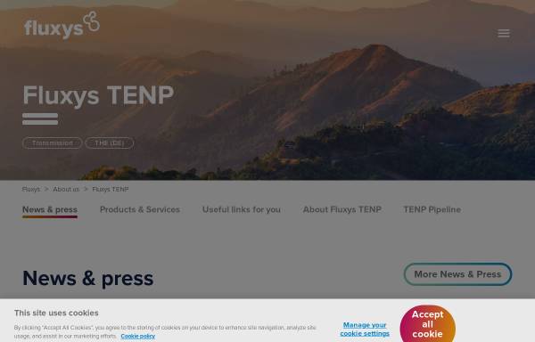 TENP Transportsystem - Fluxys TENP TSO S.p.A.