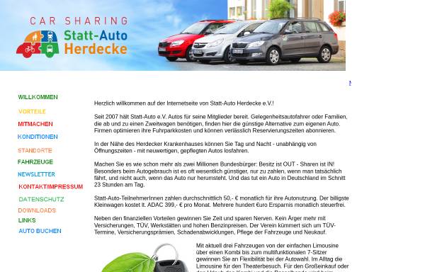Vorschau von www.statt-auto-herdecke.de, Statt-Auto Herdecke e.V.