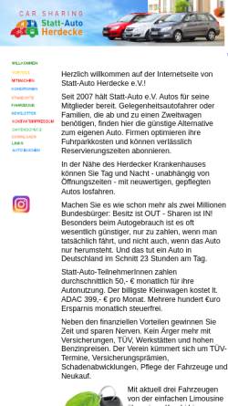 Vorschau der mobilen Webseite www.statt-auto-herdecke.de, Statt-Auto Herdecke e.V.