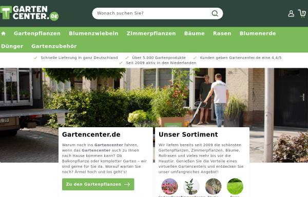 Vorschau von www.gartencenter.de, Gartencenter.de