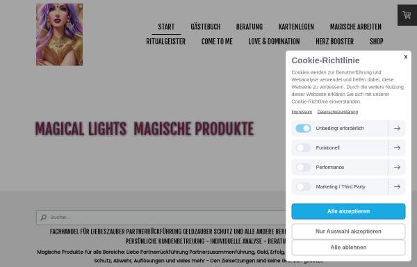 Vorschau von www.magical-voodoo-lights.com, Magical Lights