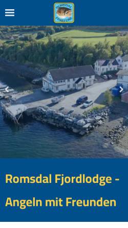 Vorschau der mobilen Webseite romsdalfiskeferie.no, Romsdal Fiskeferie