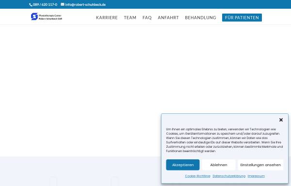 Vorschau von robert-schuhbeck.de, Robert Schuhbeck Physiotherapie und Heilpraktiker Center