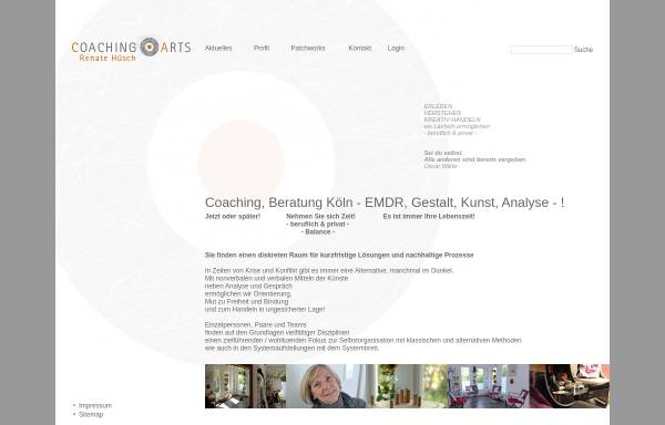 Vorschau von www.coaching-arts.de, Renate Hüsch - Coaching & Arts