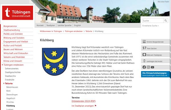 Vorschau von www.tuebingen.de, Kilchberg