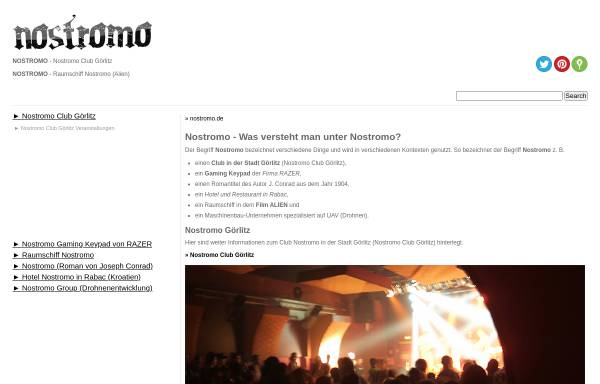Vorschau von www.nostromo.de, Nostromo