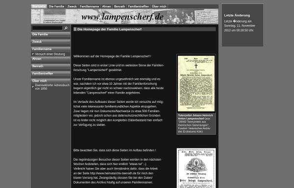 Vorschau von www.lampenscherf.de, Lampenscherf