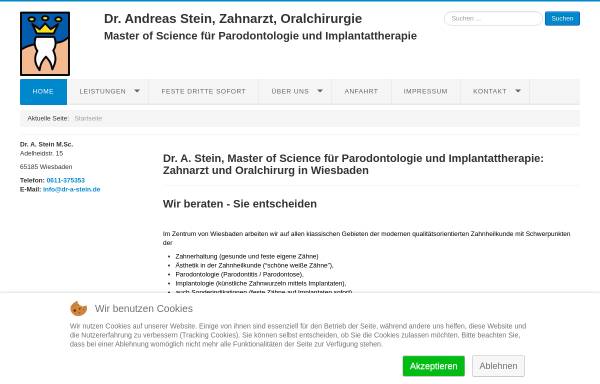 Vorschau von www.dr-a-stein.de, Stein, Andreas Dr.
