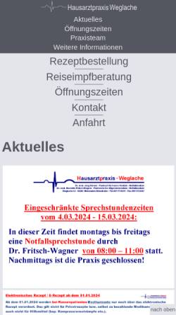 Vorschau der mobilen Webseite www.drsiemer-wiesbaden.de, Siemer, Jörg, Dr.