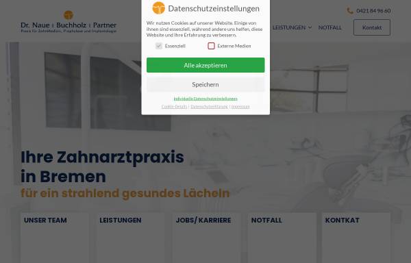 Vorschau von www.dr-naue-buchholz-und-partner.de, Dr. Naue, Buchholz & Partner