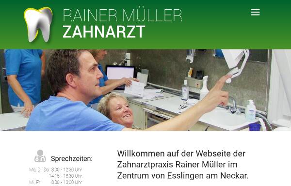 Vorschau von www.zahnarzt-rainer-mueller.de, Zahnarzt Rainer Müller