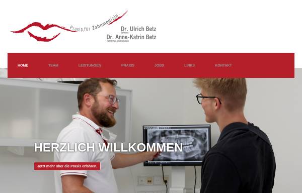 Vorschau von www.betz-es.de, Zahnarztpraxis Dres. Betz