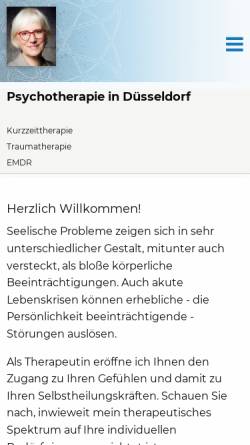 Vorschau der mobilen Webseite www.praxis-dagmar-henkel.de, Dagmar Henkel, Praxis für psychologische Beratung und Psychotherapie