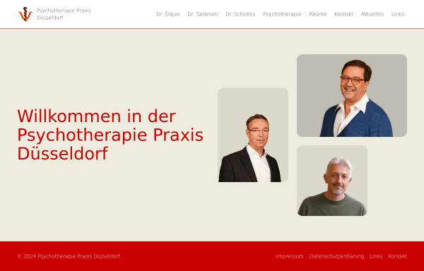 Dipl. Psych. Dr. phil. Andreas Šoljan, Dr. med. Silvia Schröter & Dr. med. Sebastian Schöttes, Psychotherapie Praxis