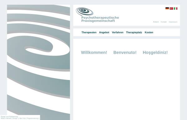 Vorschau von www.psychotherapeutische-praxisgemeinschaft-duesseldorf.de, Psychotherapeutische Praxisgemeinschaft