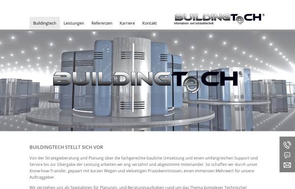 Vorschau von www.buildingtech.de, Buildingtech Ingenieure