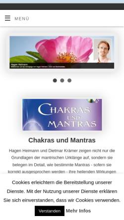 Vorschau der mobilen Webseite www.neue-wege-des-heilens.de, Hagen Heimann