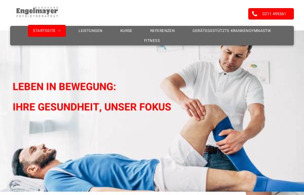 Vorschau von physiotherapie-engelmayer.de, Physiotherapie Engelmayer