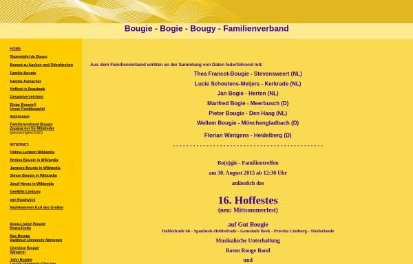 Vorschau von www.de-bougie.de, Bougie - Bougy - Bogie