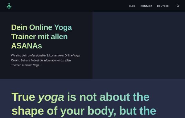 Vorschau von yogasangam.de, Yoga Sangam