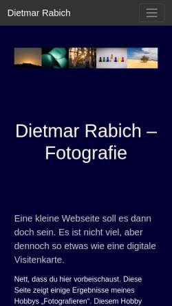 Vorschau der mobilen Webseite www.familie-rabich.de, Rabich