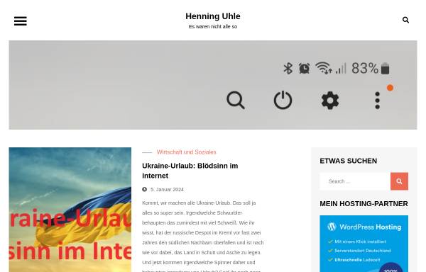 Vorschau von www.henning-uhle.eu, Henning Uhle