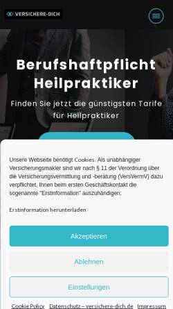 Vorschau der mobilen Webseite www.efn-ev.de, European Federation for Naturopathy - EFN e. V.
