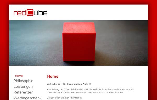 Vorschau von www.red-cube.de, Red-cube.de, Joannis Tsakiridis