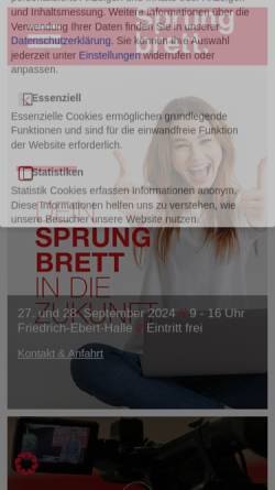 Vorschau der mobilen Webseite sprungbrett-lu.de, Sprungbrett