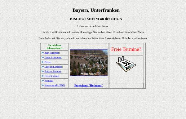 Vorschau von www.ferienhaus-hofmann-web.de, Ferienhaus Hofmann