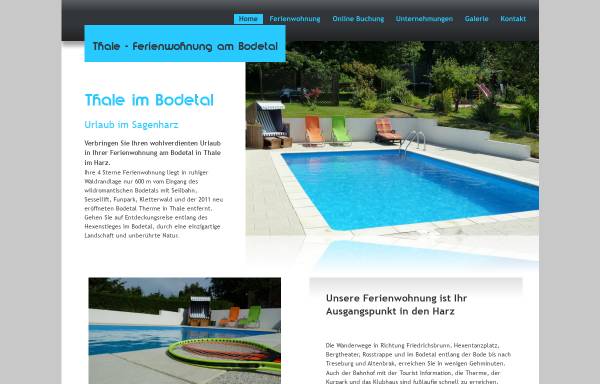 Vorschau von www.ferienwohnung-am-bodetal.de, Ferienwohnung am Bodetal
