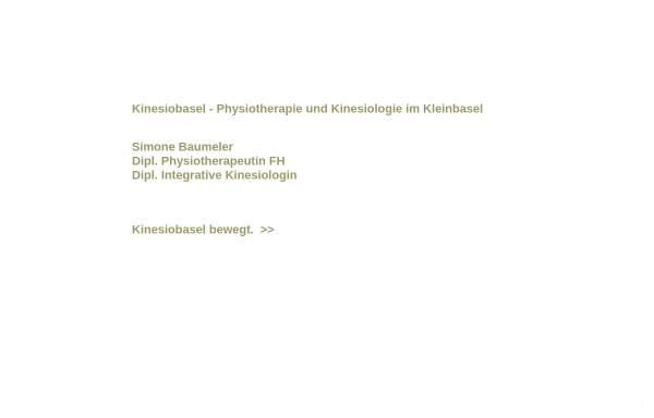 Vorschau von www.kinesiobasel.ch, Kinesiobasel