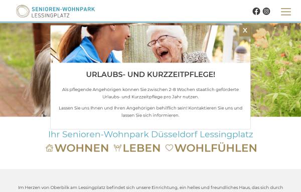 Vorschau von www.senioren-wohnpark-lessingplatz.de, Senioren-Wohnpark Lessingplatz GmbH