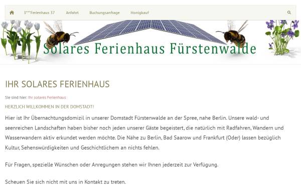 Vorschau von www.ferien-fw.de, Ferienhaus Fürstenwalde, Inhaberin Christina Schilsky