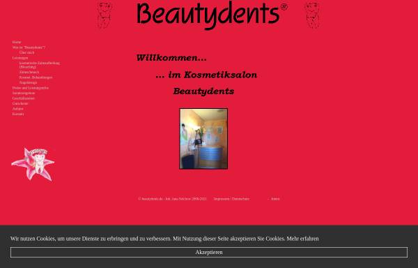 Vorschau von www.beautydents.de, Beautydents.de, Inhaberin Jana Selchow