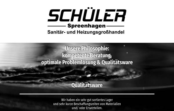 Vorschau von www.shg-schueler.de, Heizungs- und Sanitär-Fachhandel Schüler, Inhaber Denny Schüler