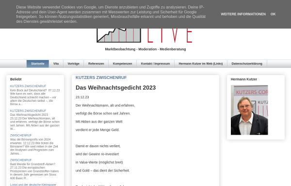 Vorschau von hermannkutzer.de, Hermann Kutzer - Verlagsgruppe Handelsblatt