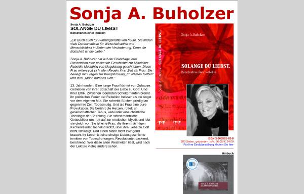 Vorschau von www.solangeduliebst.ch, Sonja A. Buholzer - Solange Du liebst