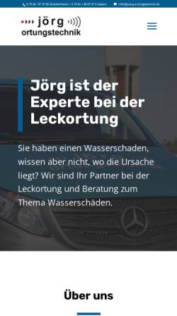 Vorschau der mobilen Webseite joerg-ortungstechnik.de, Jörg Ortungstechnik - Inh. Roland Jörg