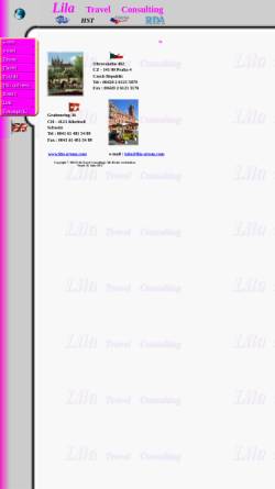 Vorschau der mobilen Webseite www.lila-group.com, Lila Travel Consulting