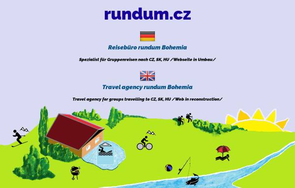 Vorschau von www.rundum.cz, Reisebüro rundum Bohemia