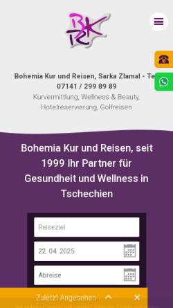 Wellnes Lounge, Bohemia Kur und Reisen