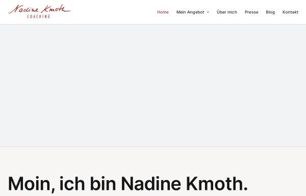 Vorschau von nadine-kmoth.de, EMC-Coaching Nadine Kmoth