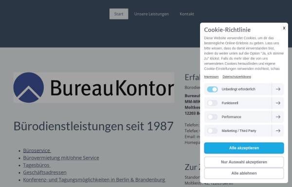 Vorschau von www.bureaukontor.de, Bureaukontor Business-Center